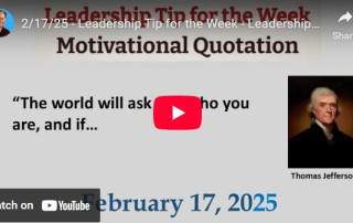 Leadership tip and quote by Thomas Jefferson